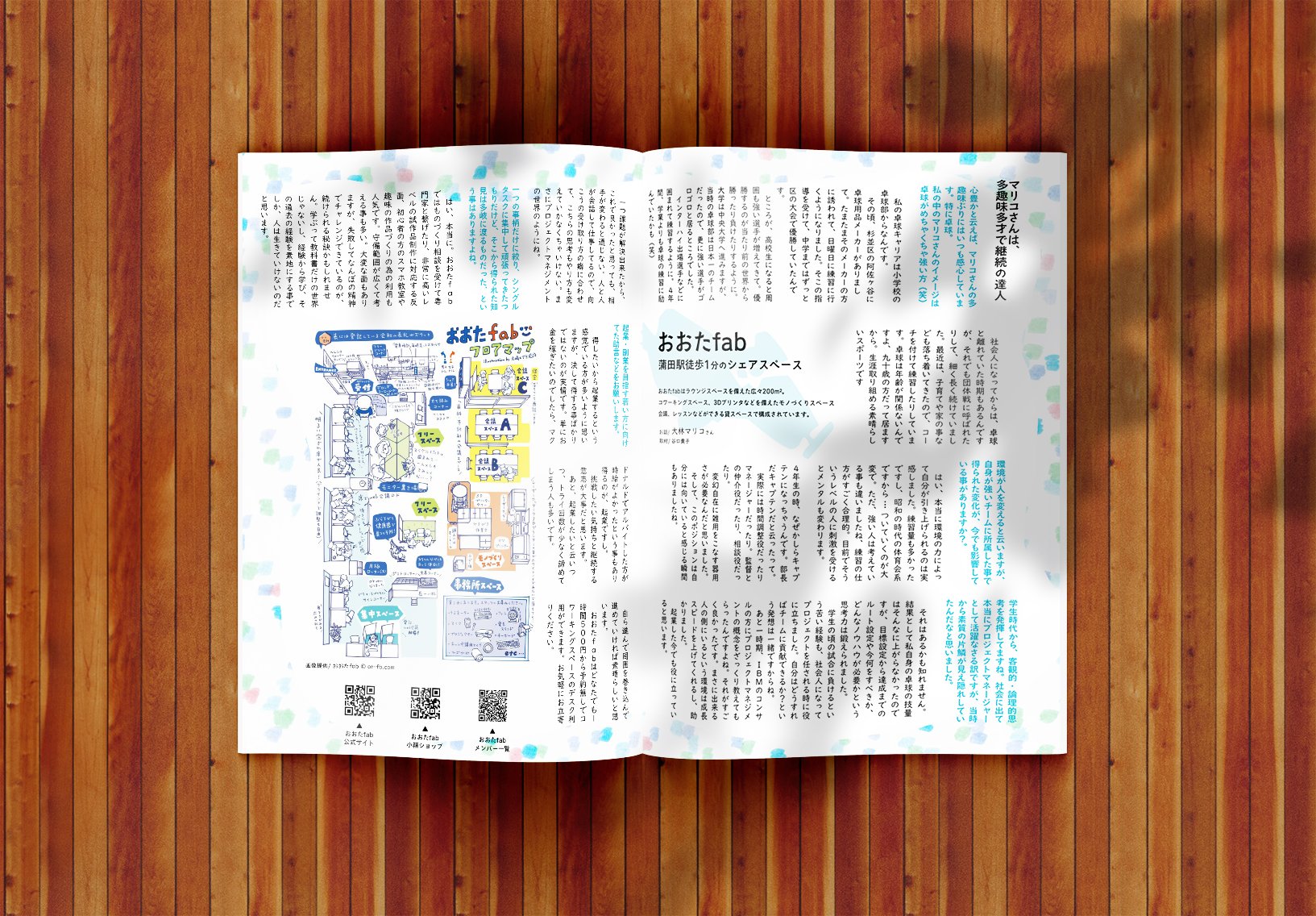 20周年記念の小冊子