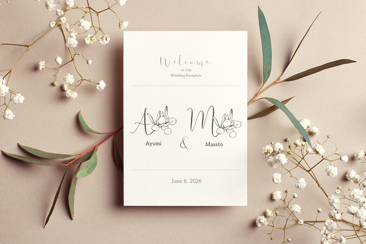 Olive Botanical Monogram & Alphabet Illustration Set: Hand-Drawn Elements